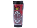 AC Milan Emblem Patterned Plastic Coffee Cup Mug Drinking Water Bottle for Coffee Milk Powder